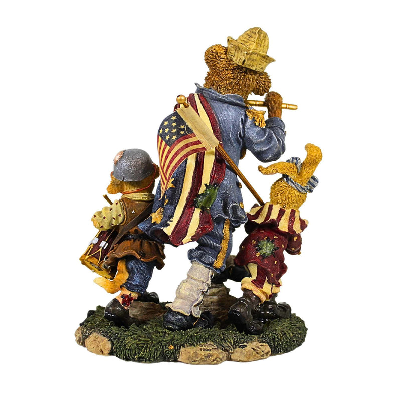 Boyds Bears Sam, Libby, & Ellis...Fife And Drum - - SBKGifts.com