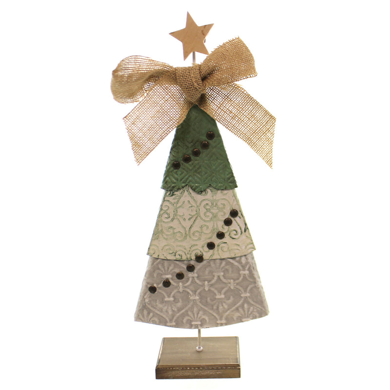 Jim Shore Evergreen Tree Metal Rivers End Christmas Figurine 4048080 (26015)