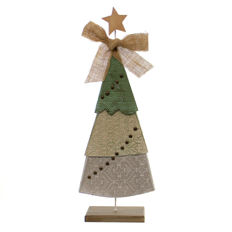 Jim Shore Tall Evergreen Tree Metal Christmas Figurine Rivers End 4050890 (26016)