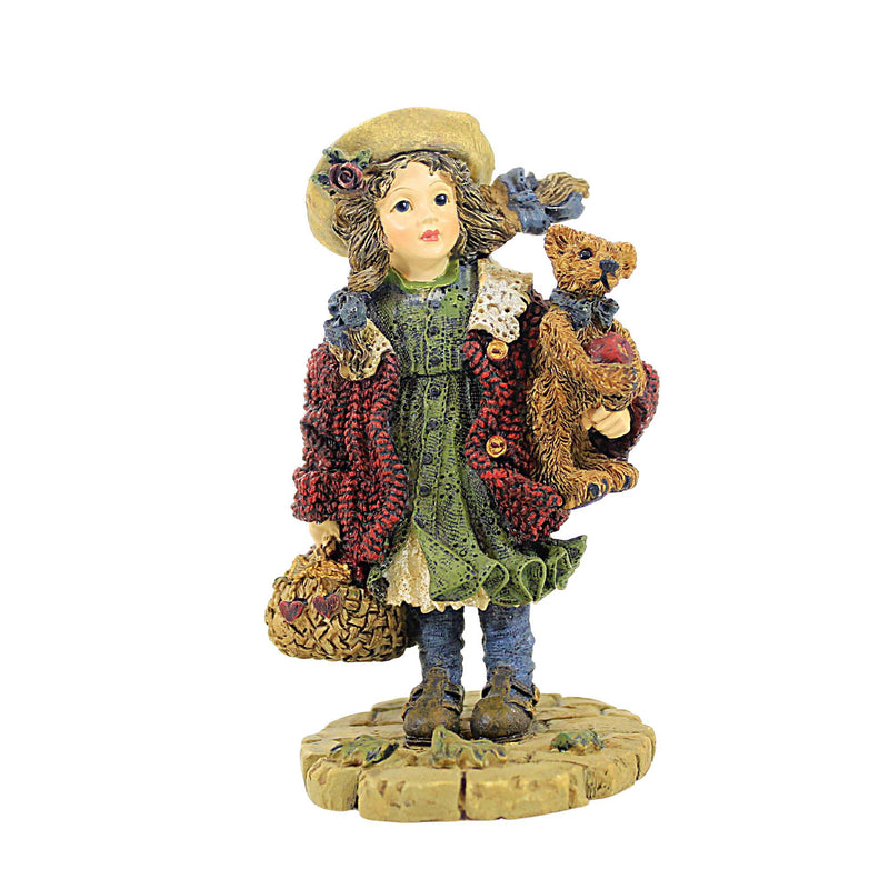 Boyds Bears Resin Candice W/ Matthew - One Figurine 4.75 Inch, Resin - Dollstone Apples 3514 (2602)