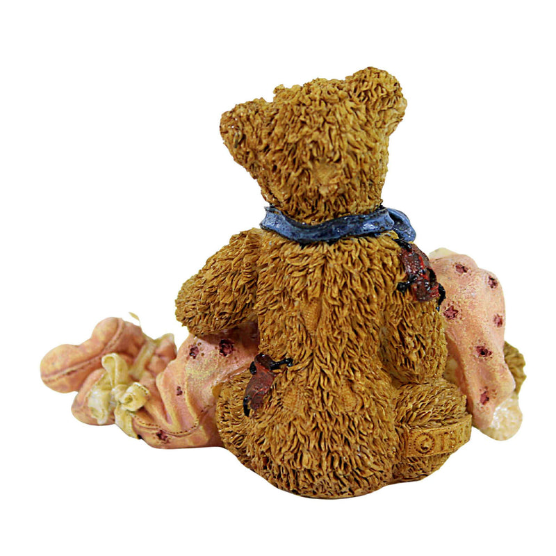 Boyds Bears Resin Shelby...Asleep In Teddy's Arms - - SBKGifts.com