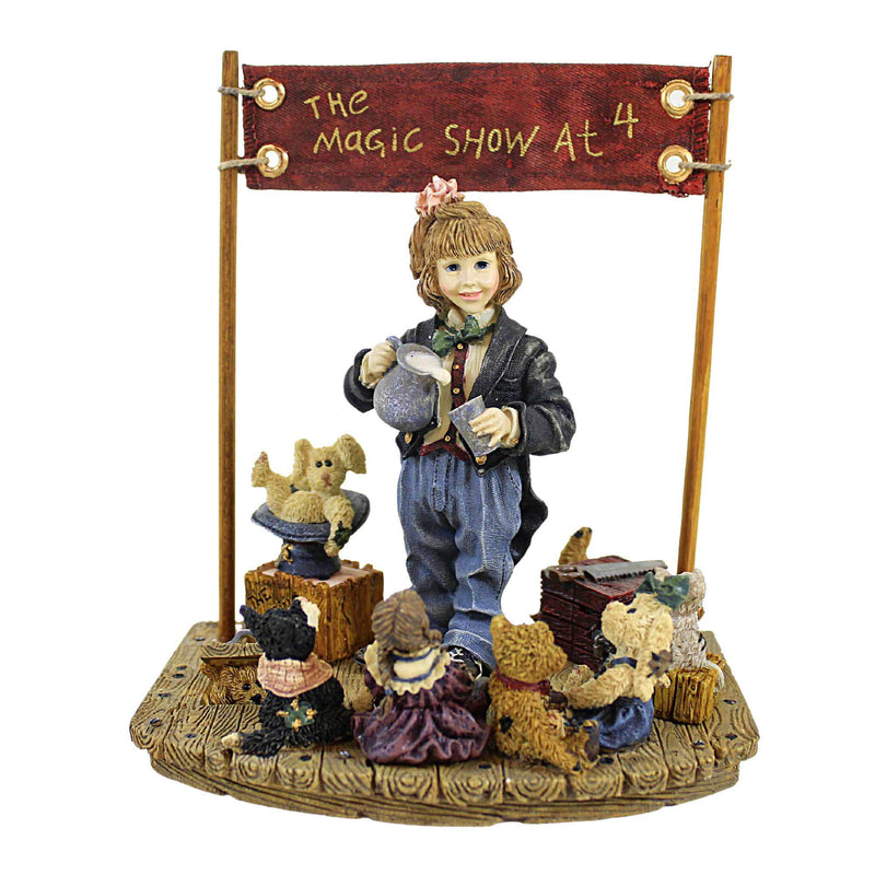 Boyds Bears Resin The Amazing Bailey Magic Show - One Figurine 6.5 Inch, Resin - Limited Edition Dollstone 3518 (2623)