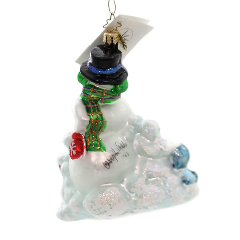 Christopher Radko Let It Snow Man - - SBKGifts.com