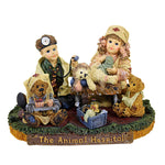 Boyds Bears Resin Jessica & Timmy W/ Clara - One Figurine 3.75 Inch, Resin - Limited Edition Dollstone 3532 Rfb (2624)