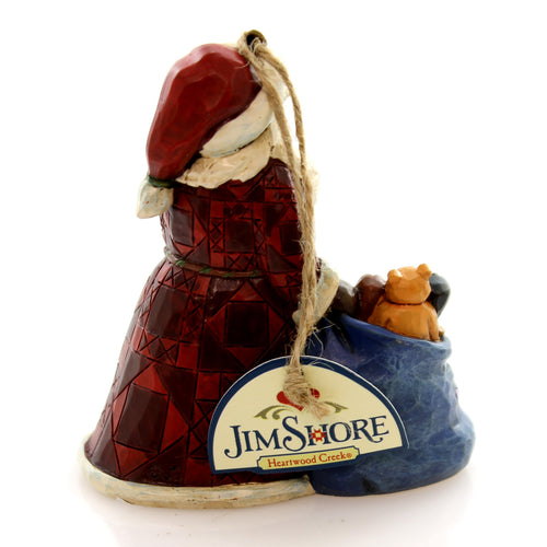 Jim Shore Santa W/ Toy Bag Ornament - - SBKGifts.com