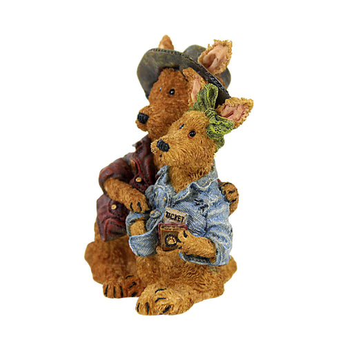 Boyds Bears Resin Joey & Alice Outback...The Trekkers - - SBKGifts.com