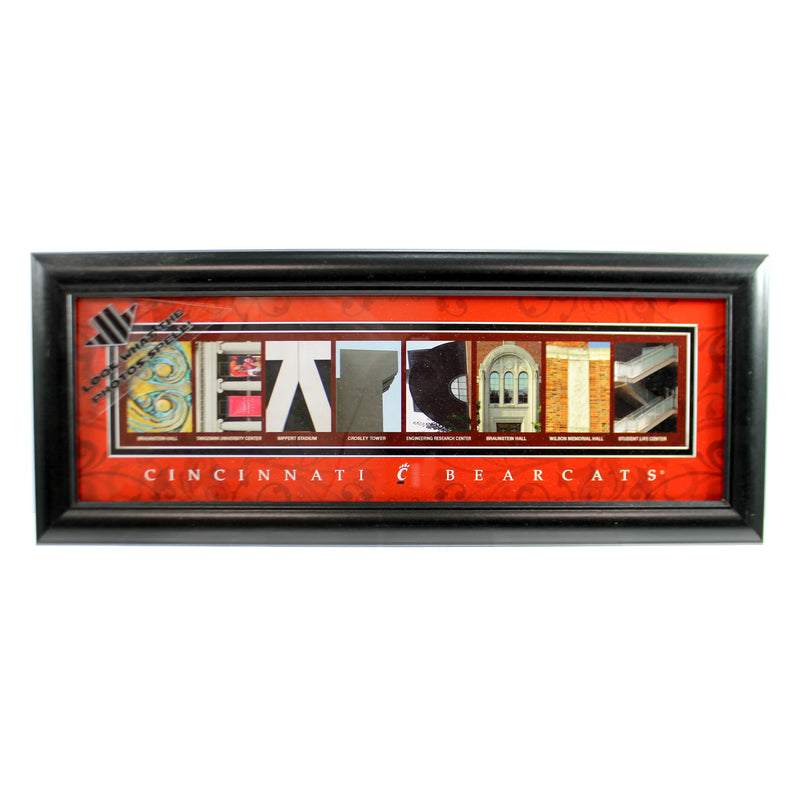 (26438) Home Decor Cincinnati Bearcats, 7.75 Inch, Campus Buildings 10174
