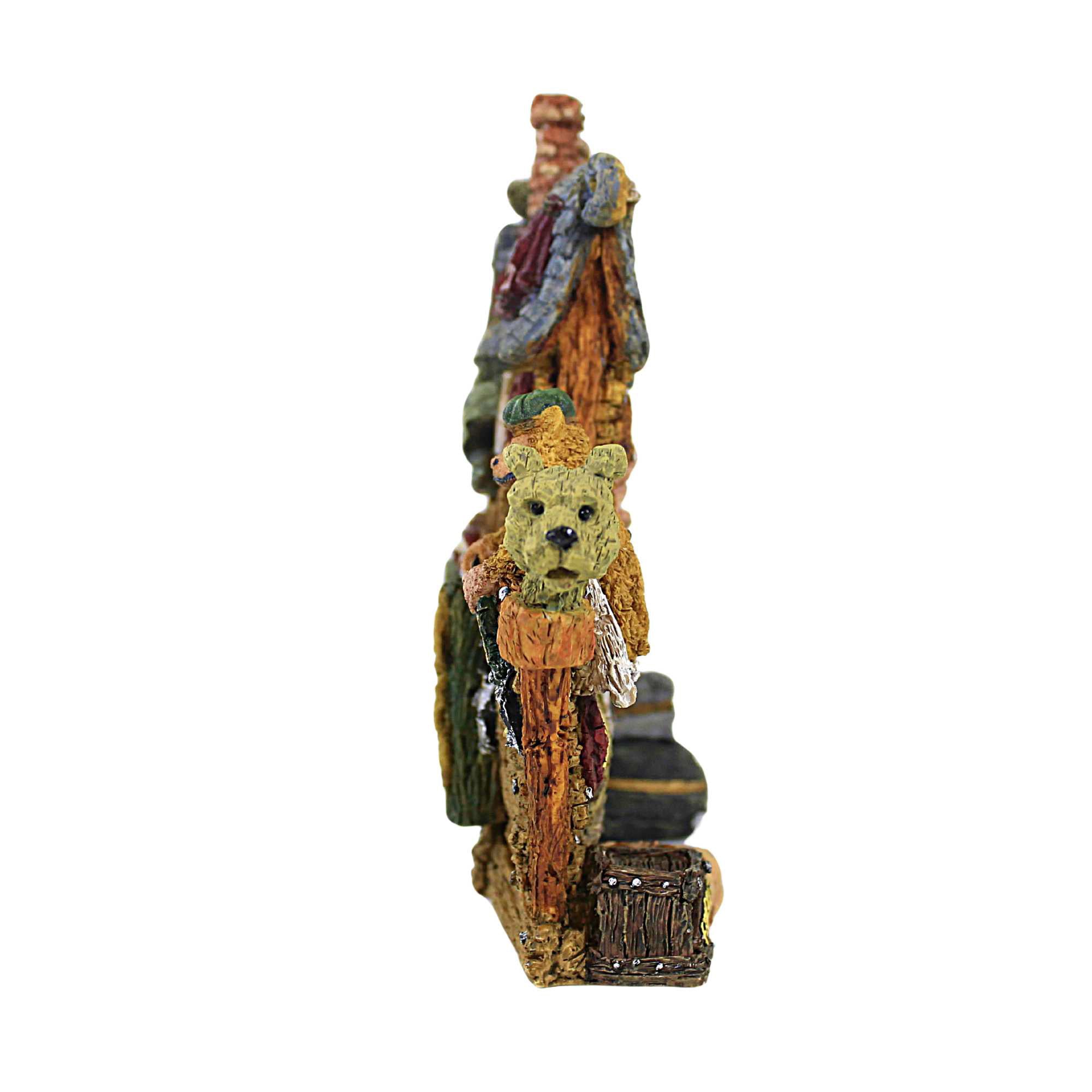 Boyds Bears Resin 6.75In S S NoahThe Ark, Resin, Noahs Ark