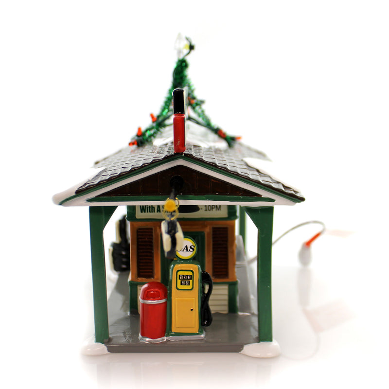 Department 56 House Birch Island Gas Station - - SBKGifts.com