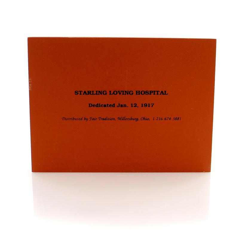 Cats Meow Village Starling Loving Hospital - - SBKGifts.com
