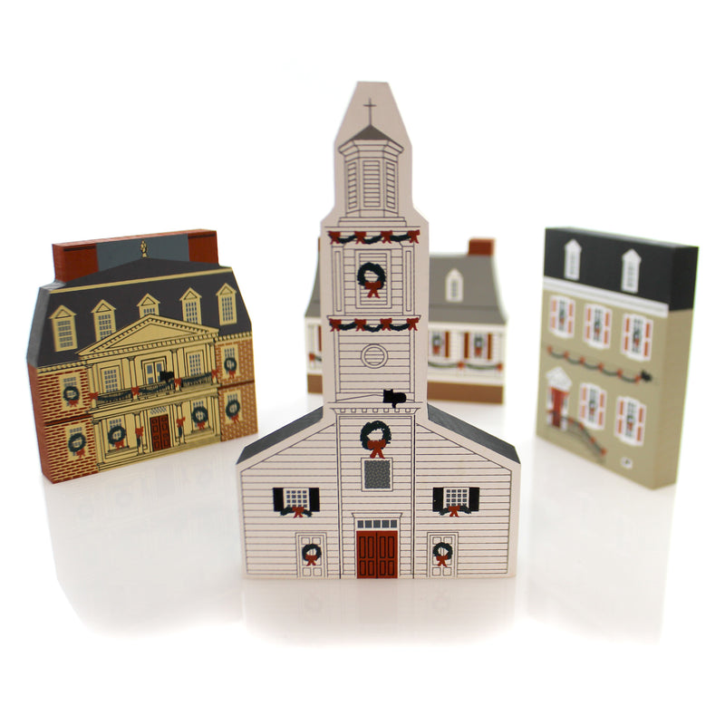 Cat's Meow Village Colonial Virginia Christmas - - SBKGifts.com