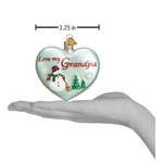 Old World Christmas Grandpa Heart - - SBKGifts.com