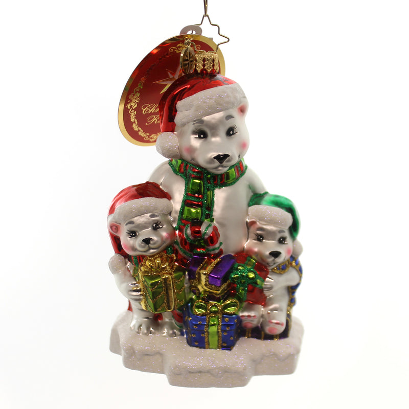 Christopher Radko Polar Exchange Glass Gifts Bears Cold 1017700 (27232)