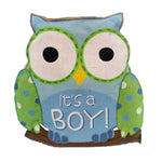 Home & Garden Whooo's Cutest Its A Boy Fabric Baby Announcement Sign 9719616 (27408)