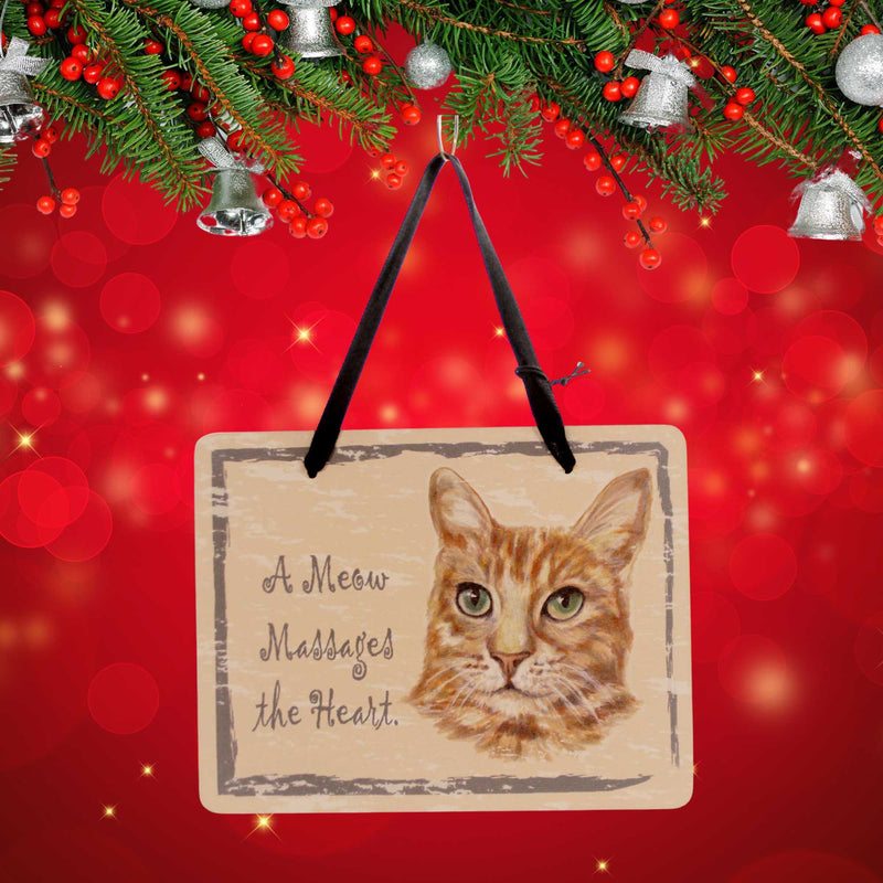This Little Piggy Orange Tabby Plaque - - SBKGifts.com