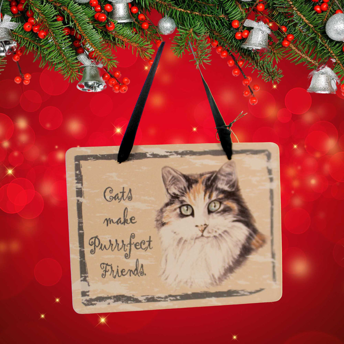 This Little Piggy Calico Cat Plaque - - SBKGifts.com