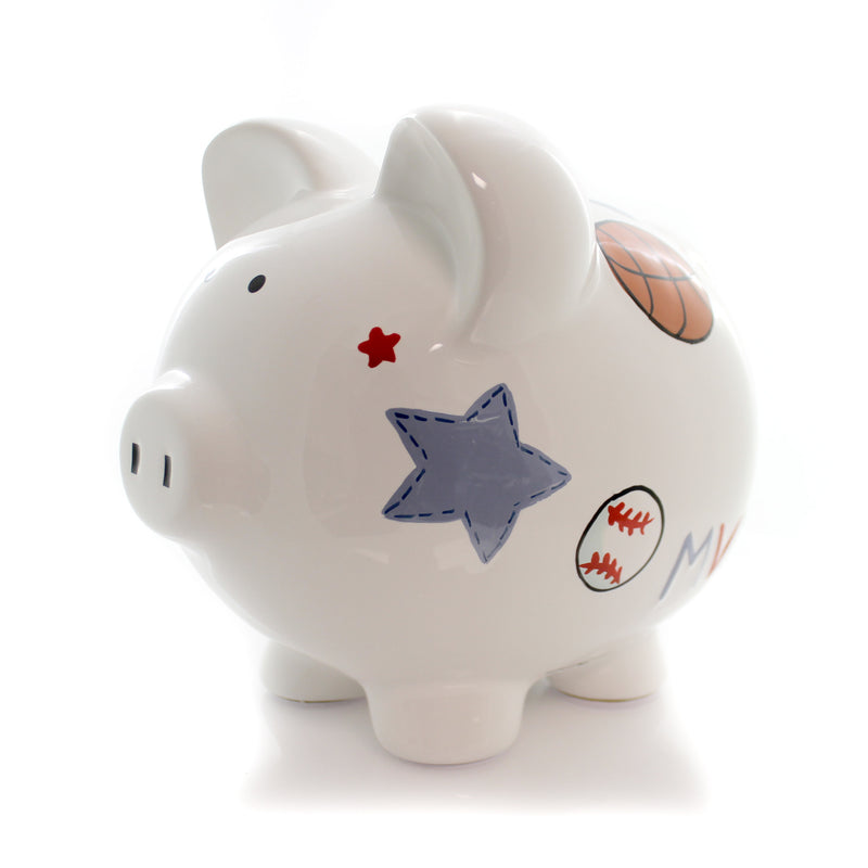 Bank Large Sports Pig - - SBKGifts.com