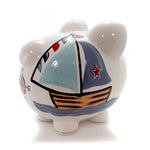 Bank Nautical Bank Large Ceramic Hand Painted 36824 (27543)
