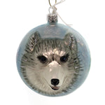 Christina's World Husky Figural Ornament Glass Dog Alaska Zoo892 (27631)
