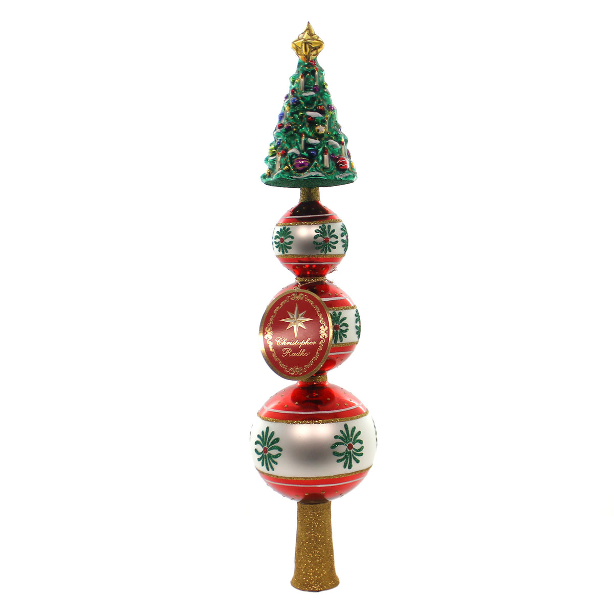 Christopher Radko Fir Top Treatment - - SBKGifts.com