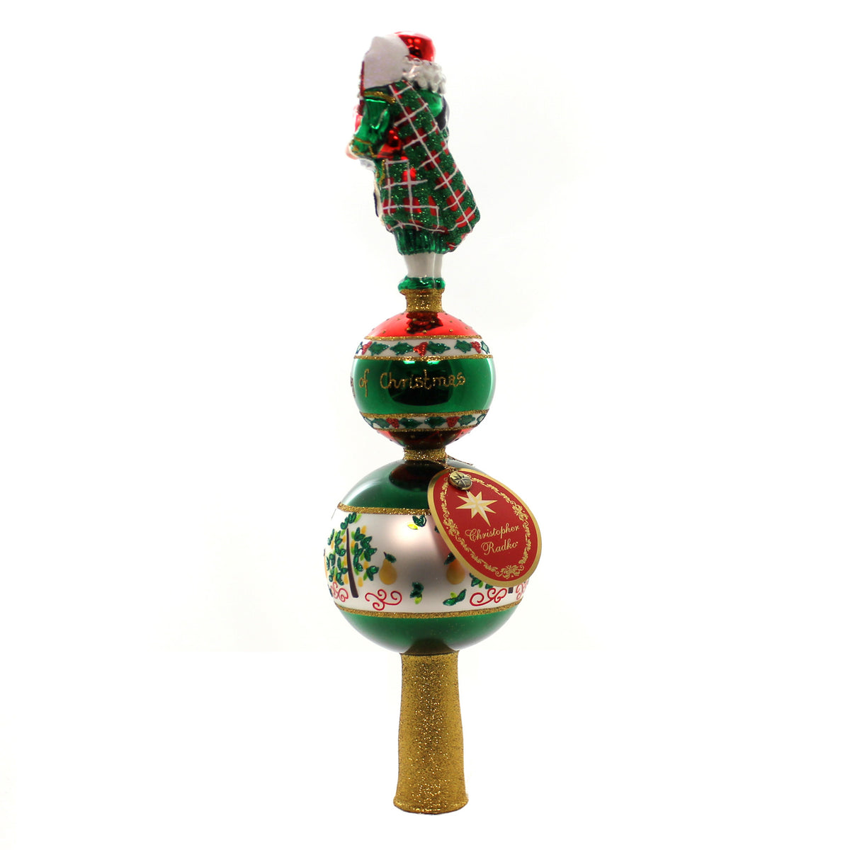 Christopher Radko Piper Piping Finial - - SBKGifts.com