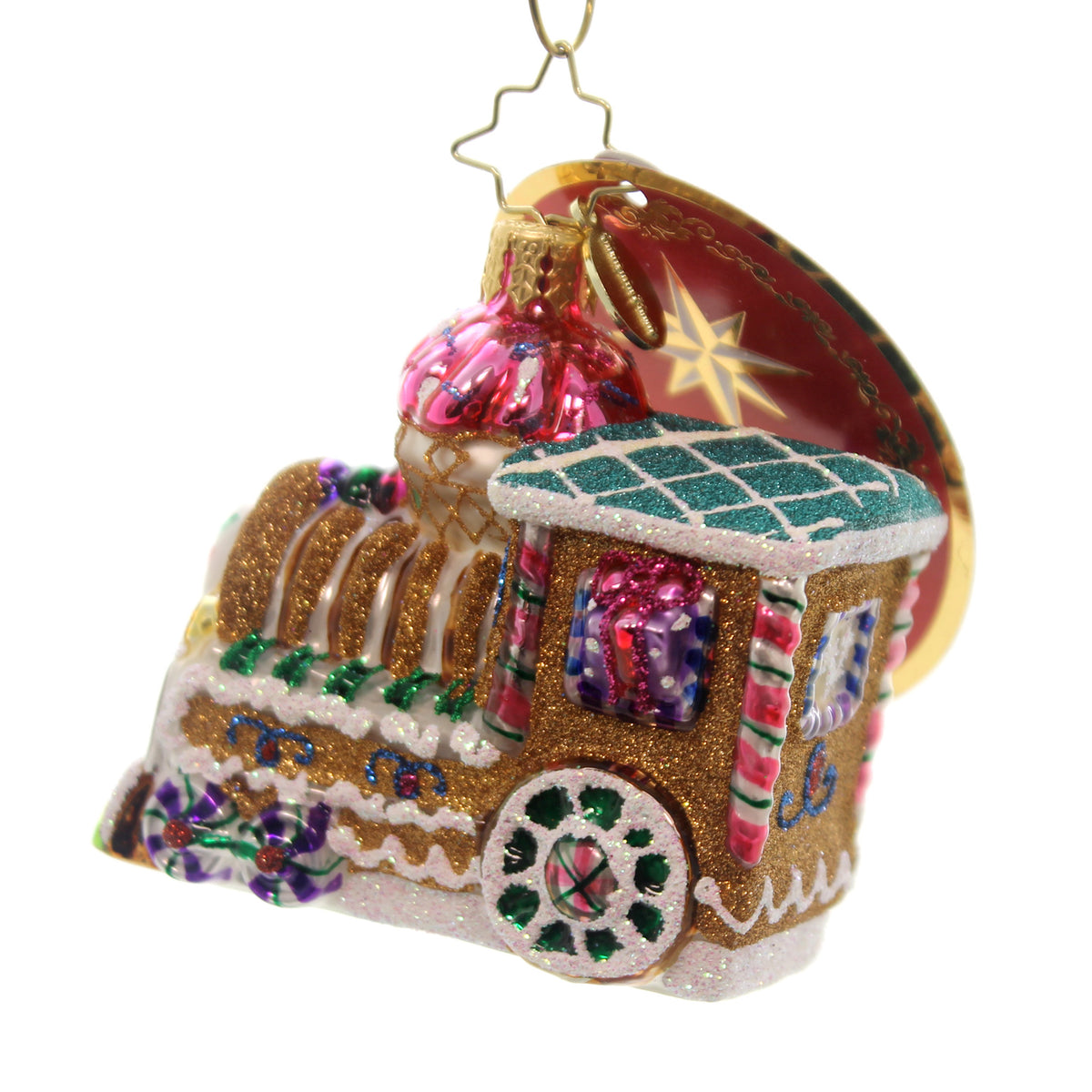 Christopher Radko Sugar Choo-Choo Gem - - SBKGifts.com