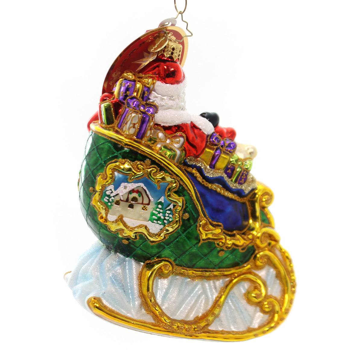 Christopher Radko Village Sleigh Ride - - SBKGifts.com