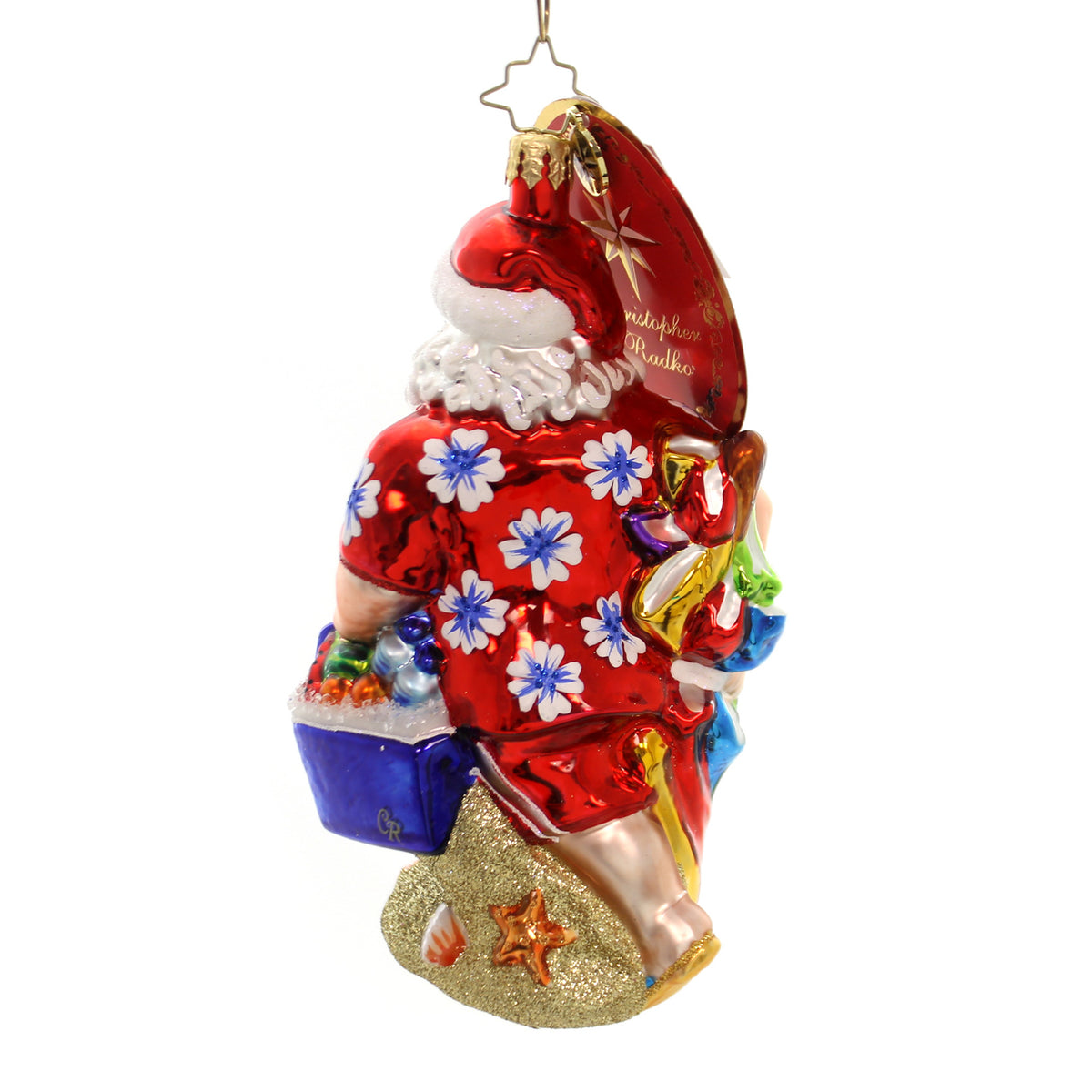 Christopher Radko Surfside Santa - - SBKGifts.com