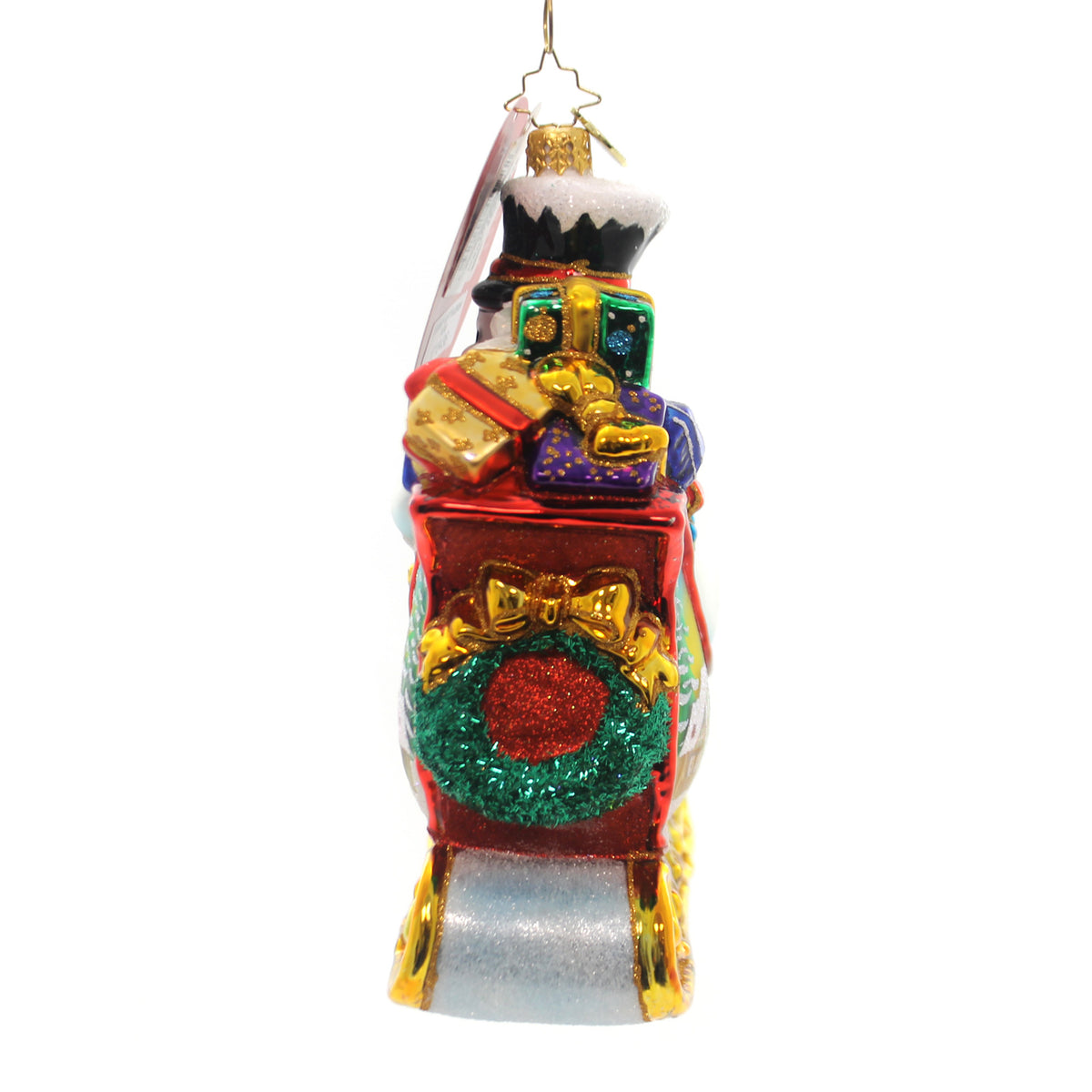 Christopher Radko Snowy Gift Sleigh Ride - - SBKGifts.com