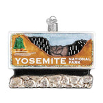 Old World Christmas Yosemite National Park - One Ornament 2.75 Inch, Glass - California Sequoia Trees 36172 (28308)