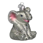 Old World Christmas Little Elephant Glass Strength Wisdom Prosperity 12157 (28327)
