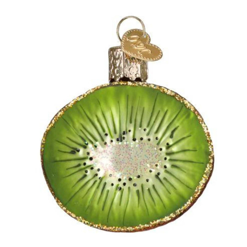 Old World Christmas Kiwi Glass Ornament Fruit  Gooseberry 28115 (28329)