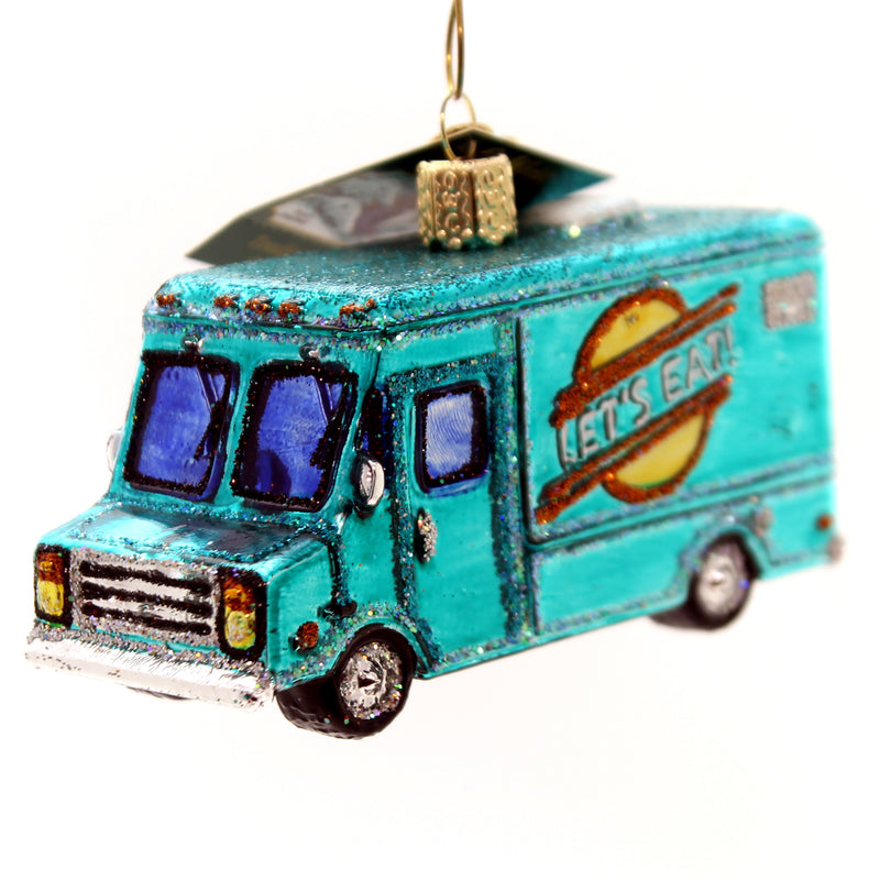 Old World Christmas Food Truck Glass Lunch Wagon Variety 46060 (28394)