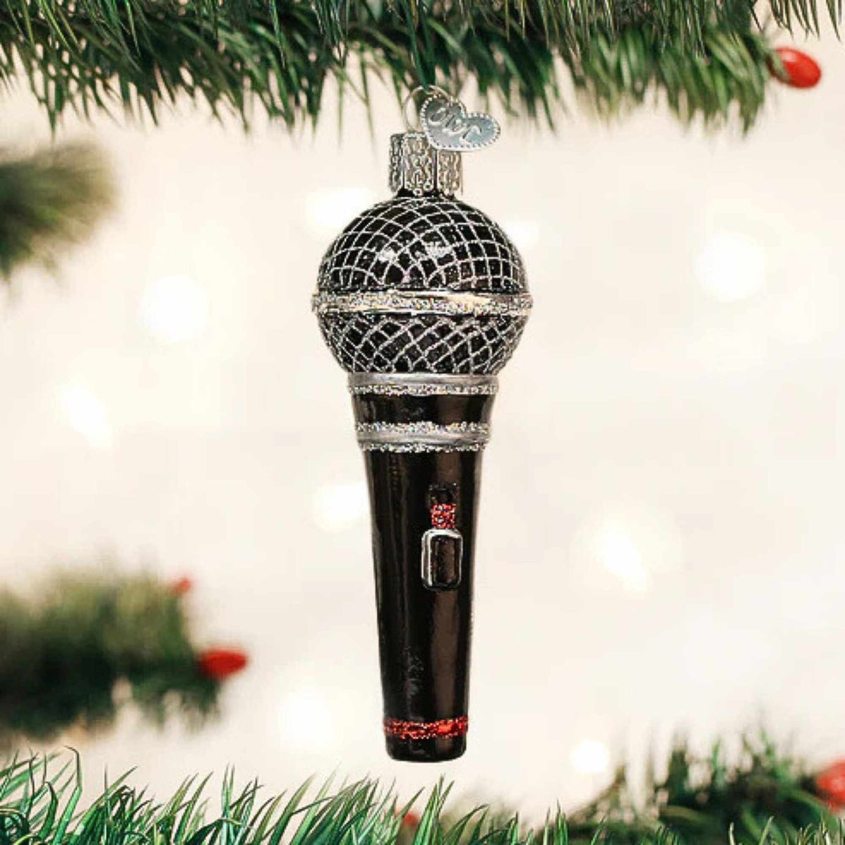 Old World Christmas Microphone - - SBKGifts.com