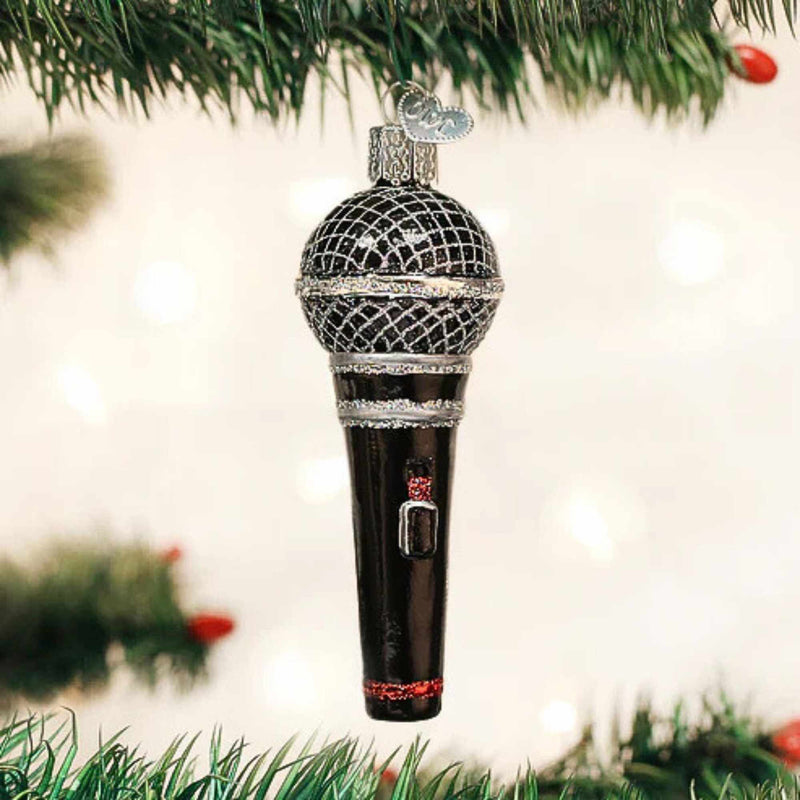 Old World Christmas Microphone - - SBKGifts.com