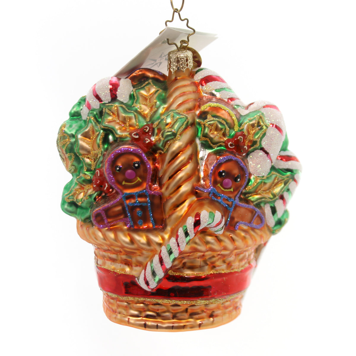 Christopher Radko Ginger Boys Basket - - SBKGifts.com