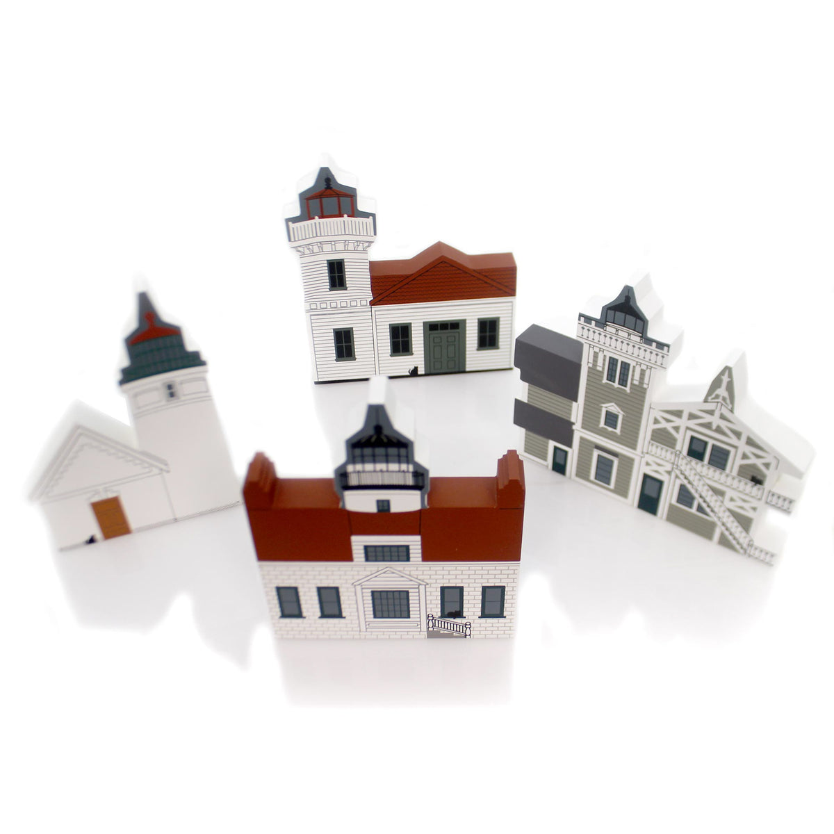 (28433) Laser Cut Lighthouse Set / 4