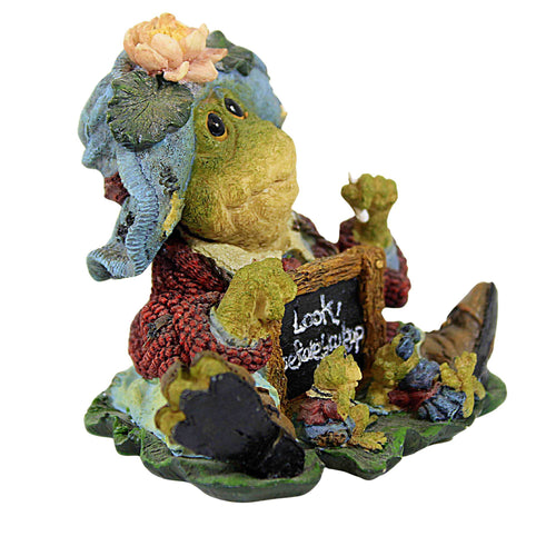 Boyds Bears Resin Ms. Lilypond...Lesson Number One - - SBKGifts.com