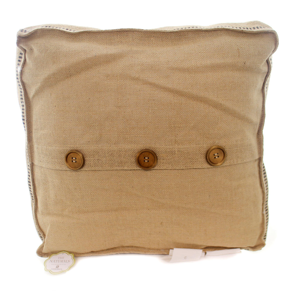 Home Double Dog 20" Burlap & Cotton Pillow - - SBKGifts.com