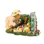 Boyds Bears Resin Elizabeth Bearsley...Garden Time - 1 Figurine 3.25 Inch, Resin - Gardening Bearstone 2277940 (2854)