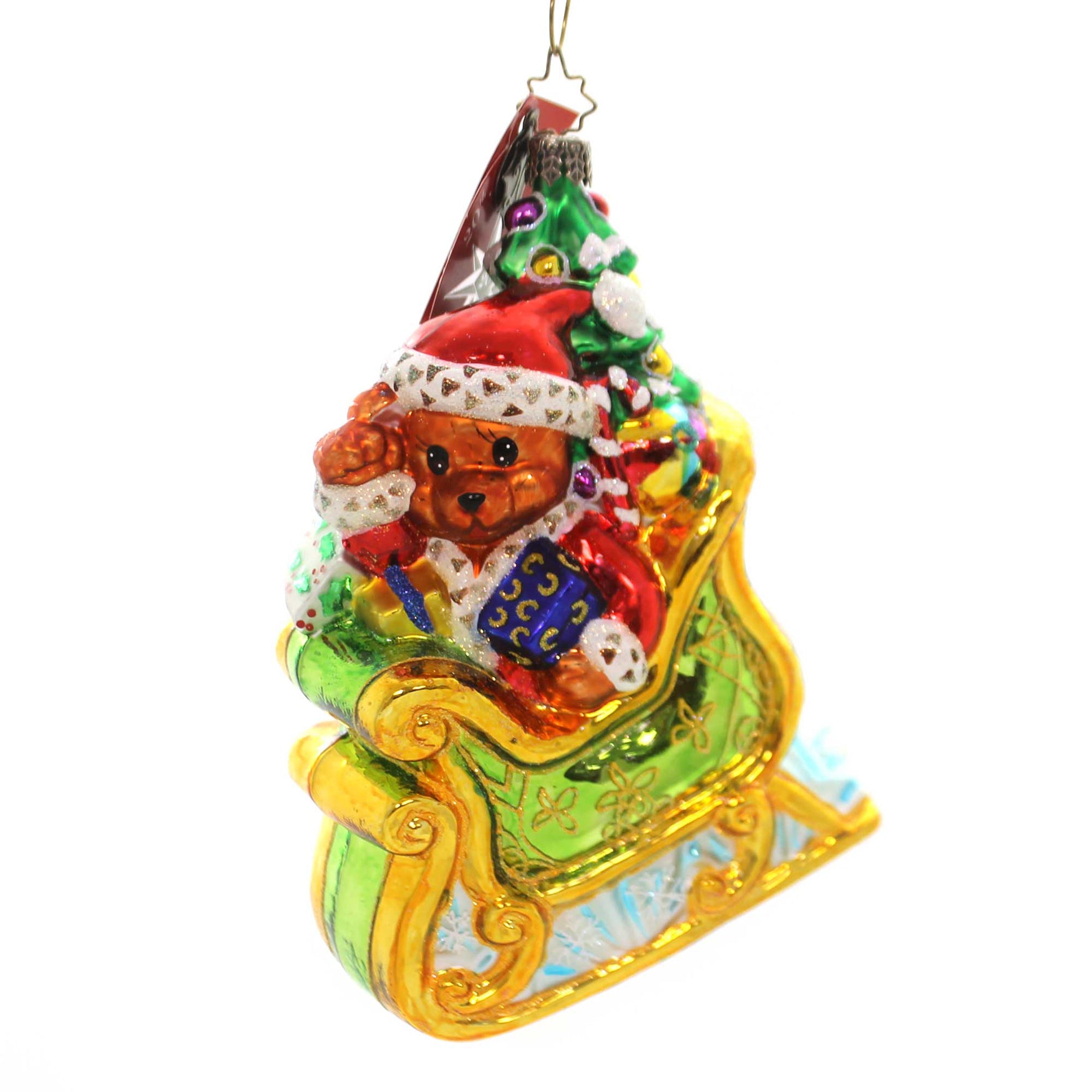 【りこ。さま】* berry ornament ❀ * 本物みたいな ラズベリー Christopher Radko Fuzzy Glider Glass Pediatric Cancer 1011585