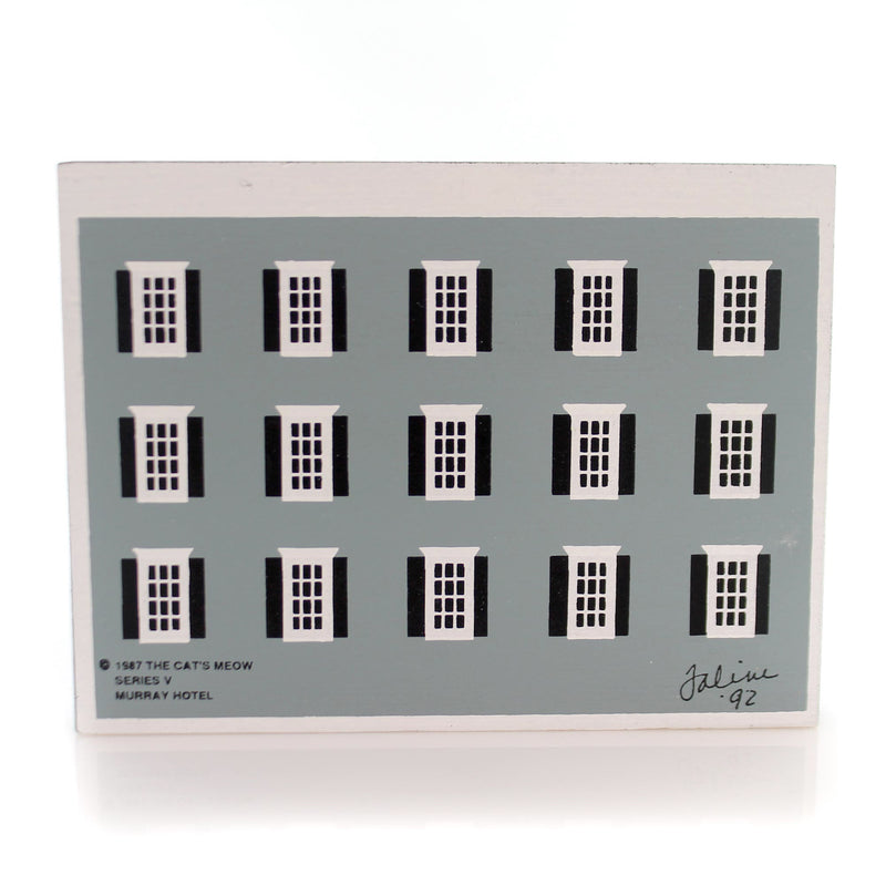 Cat's Meow Village Murray Hotel - - SBKGifts.com