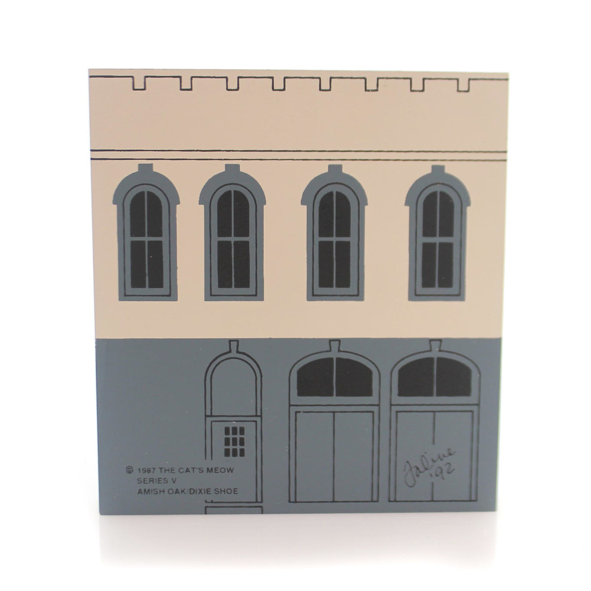 Cat's Meow Village Amish Oak Dixie Shoe - - SBKGifts.com