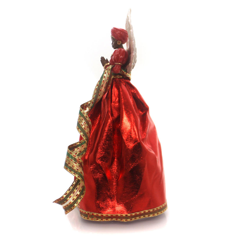 Black Art Serenity Treetopper Red - - SBKGifts.com