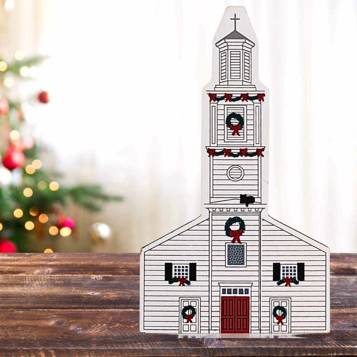 Cat's Meow Village St John's Church - - SBKGifts.com