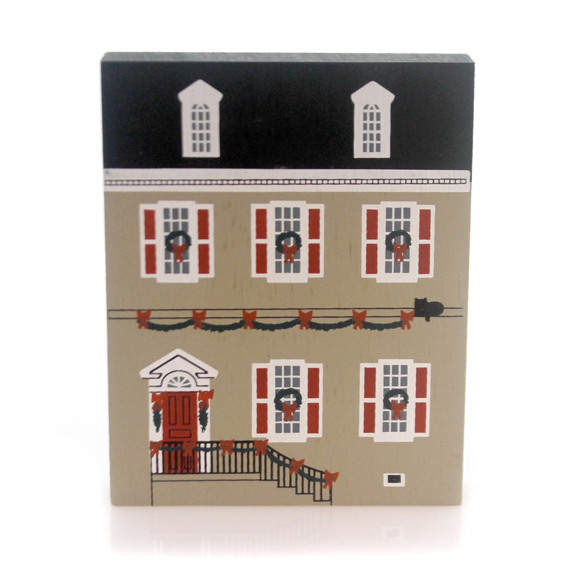 Cats Meow Village Dulany House Wood Virginia Christmas Pine Nos Ox90-03 (29148)