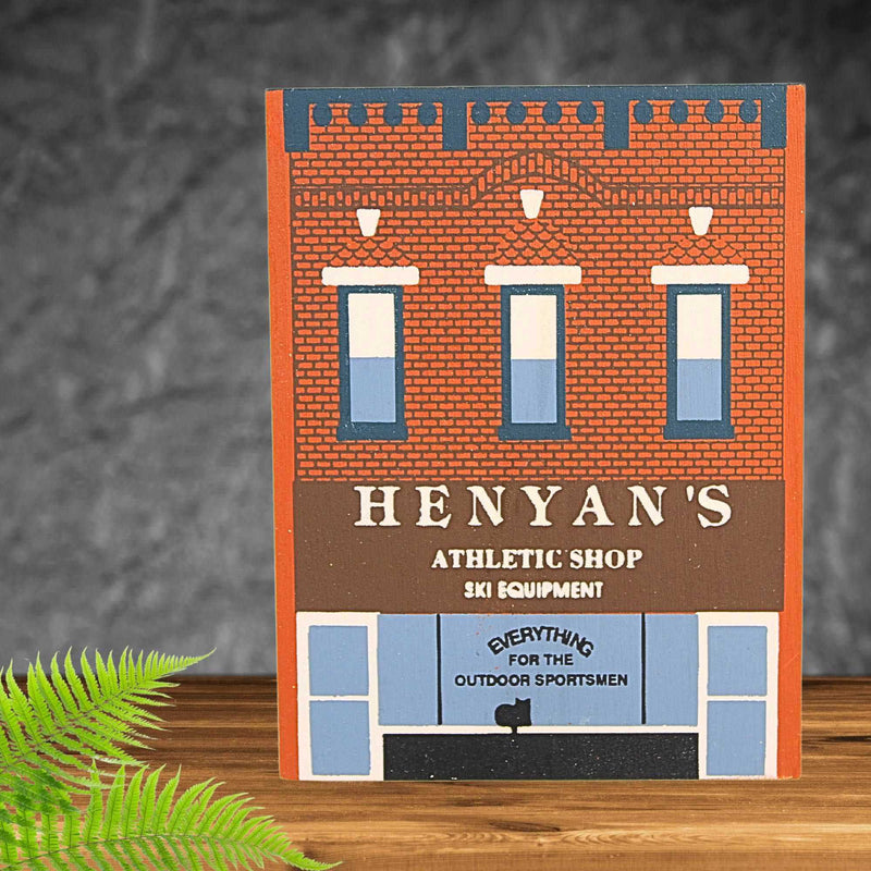 Cat's Meow Village Henyan's Athletic Shop - - SBKGifts.com