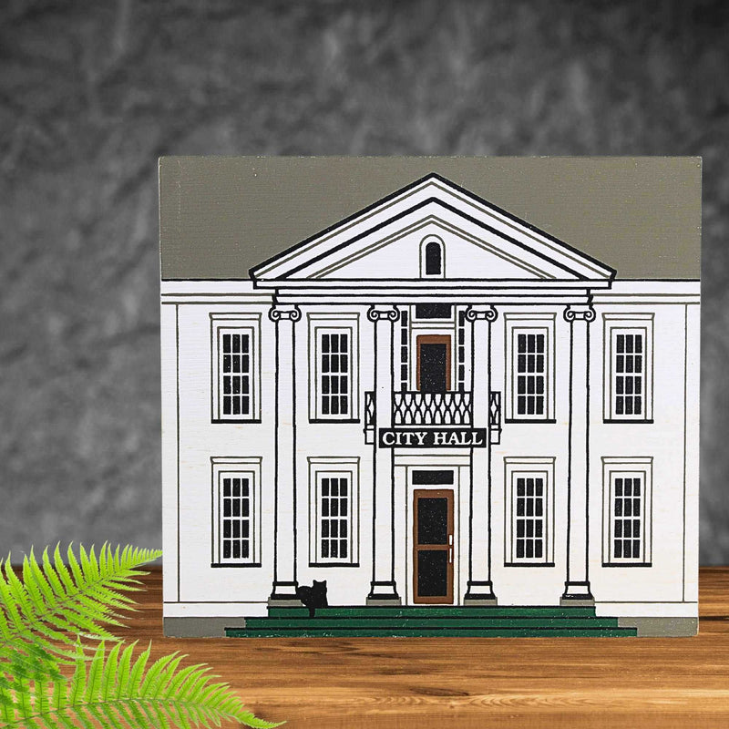 Cat's Meow Village City Hall - - SBKGifts.com