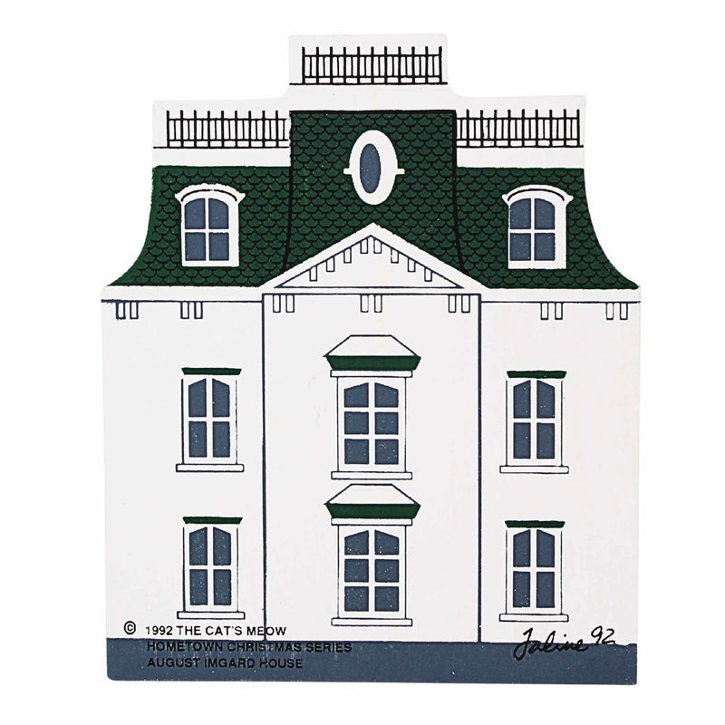 Cat's Meow Village August Imgard House - - SBKGifts.com
