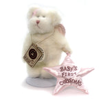 Boyds Bears Plush B. Angelgirl Fabric Babys First Christmas Teddy 562400 (29325)